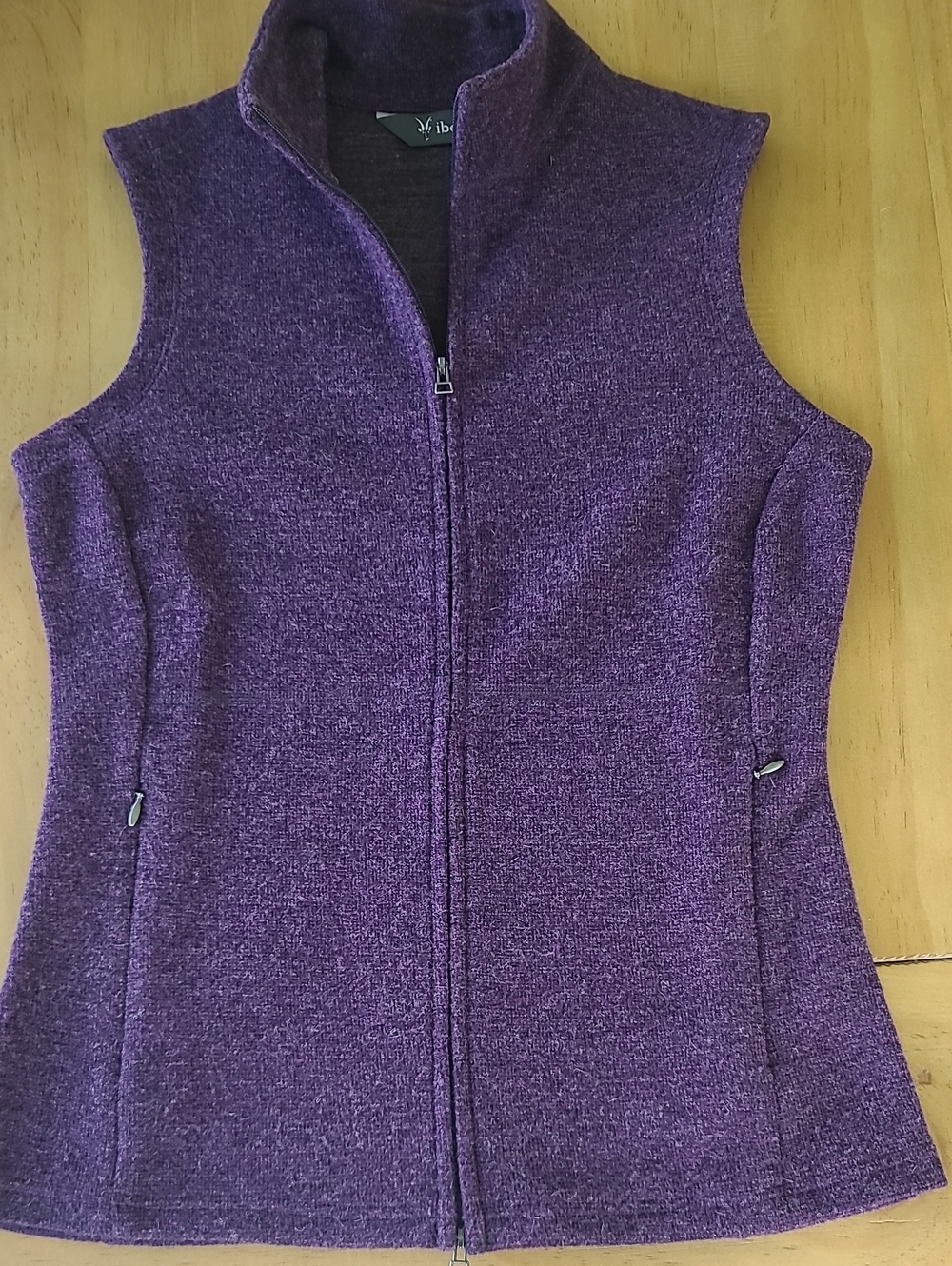 Ibex Heathered Purple Carrie Vest XS